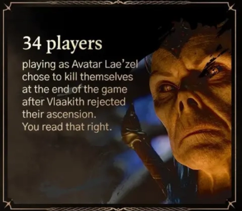 В Baldur’s Gate III Есть Суперсекретная Концовка: Её Видели Только 34 Человека