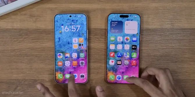 Сравнение скорости: Xiaomi 17 Pro Max против iPhone 17 Pro Max